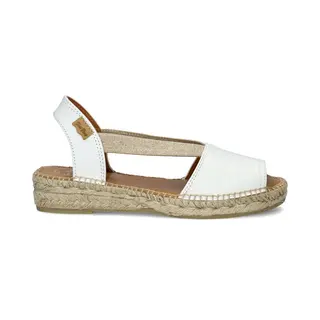 Toni Pons Damen Espadrille Aus Leder - Etna - Weiß, 39 Eu