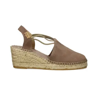 Toni Pons Tremp Dames Espadrilles - Taupe - Maat 37