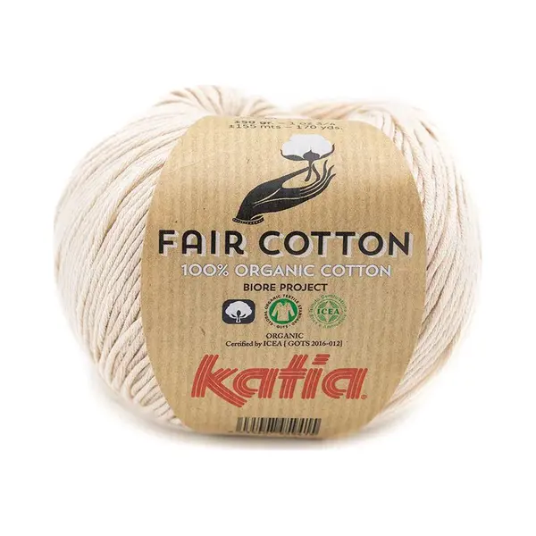 Katia Fair Cotton - 35 Beige - Biologisch Katoengaren thumbnail