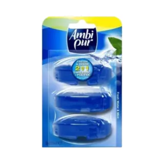 Ambi Pur Tea Tree&Pine Wc Block Refill Assorted - 3 Pcs