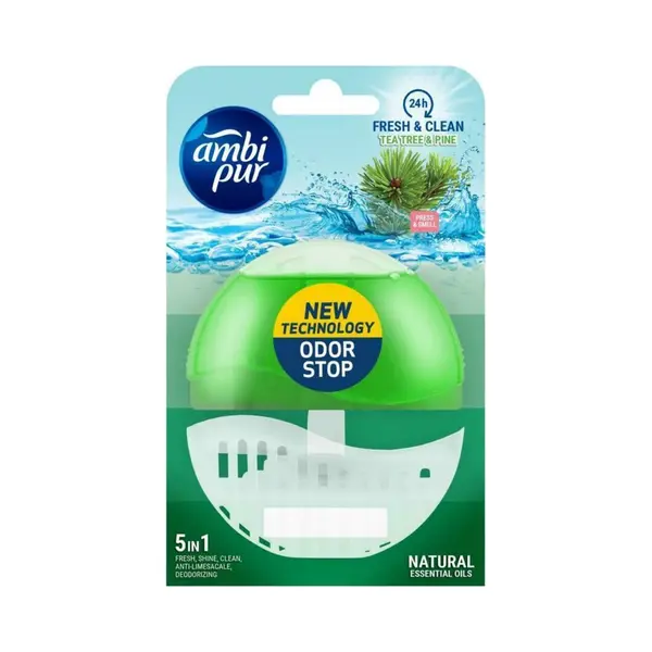 12x Ambi Pur Toiletblok Starterkit 5in1 Tea Tree & Pine thumbnail