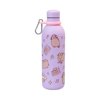 Grupo Erik Metal Water Bottle 500ml / 17oz - Pusheen Cat | Hot And Cold Water Bottle Stainless Steel, Cute Travel Bottles Gym | Pusheen Gifts For Cat