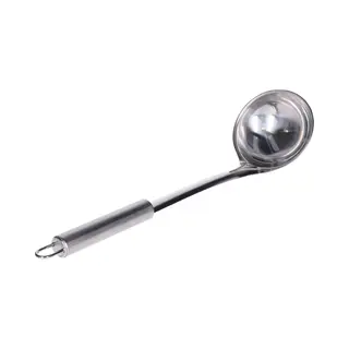 Alessandro Soep/saus Opscheplepel - Zilver - Rvs - 32 Cm - Keukengerei - Soeplepel
