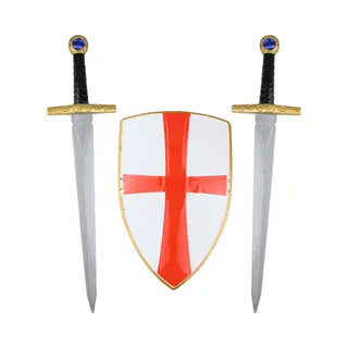 Funidelia The Knights Templar Set Voor Jongens - Bruin