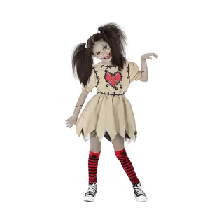 Funidelia Voodoo Poppenkostuum Voor Meisjes - Maat, 122 - 134 Cm - Bruin