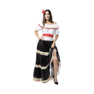 Funidelia | Mexican Costume For Woman Mexican & Mariachi, Sugar Skull - Costume For Adults Accessory Fancy Dress & Props For Halloween, Carnival &