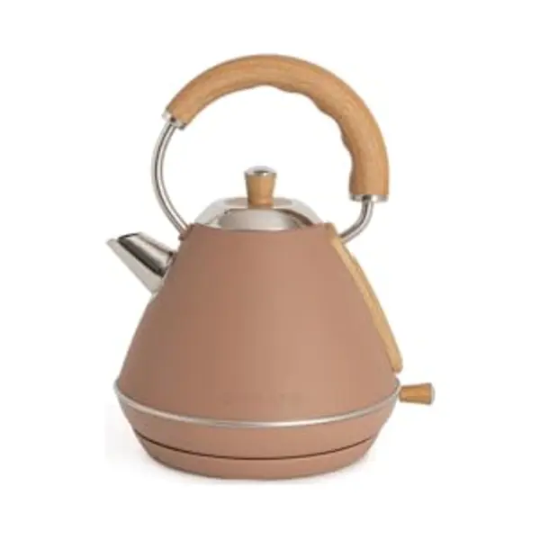 Create/Kettle Retro M/Elektrischer Wasserkocher Mokka/Schnelles Aufkochen, Fassungsvermögen 1L, Abschaltautomatik, Anti-Kalk-Filter, thumbnail