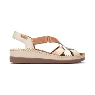 Pikolinos Leather Wedge Sandals Cadaques W8K