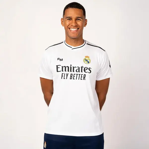 Real Madrid Home Shirt, Kit Season 24/25, White, L, Replica Jersey With Official License thumbnail