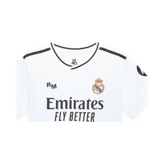 Real Madrid Home Trikot Saison 24/25, Weiß, 14 Years, Replik Shirt Mit Offizieller Lizenz