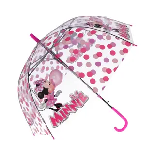 Disney Minnie Mouse Paraplu - Bubble - Roze - Transparant
