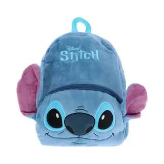 Lilo and Stitch Stitch Plush Backpack - Cuddly Stitch Kids Backpack - Officially Licensed Product - Soft Plush With Zip - Lightweight & Comfortable - Dimensions 32 X
