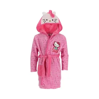 Hello Kitty Badjas - Maat 134/140 - Polyester - Roze - Meisjes