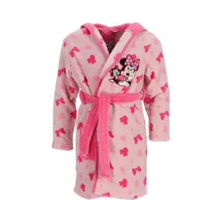 Minnie Mouse Badjas - Maat 134/140 - Polyester - Roze - Meisjes
