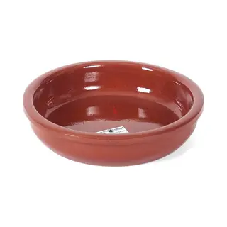 Gerimport Tapas Bakje/schaaltje - Bilbao - Mini - 16 Cm - Aardewerk - Oranje - Serveerschaal