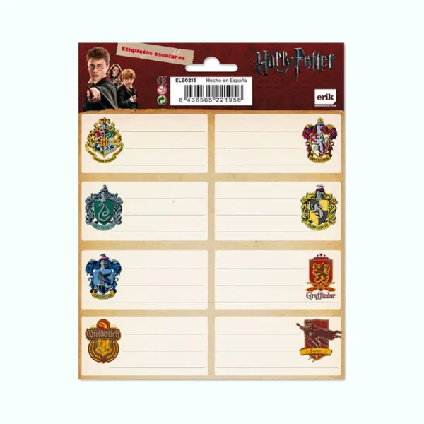 Grupo Erik Harry Potter - Hogwarts School Label Stickers thumbnail