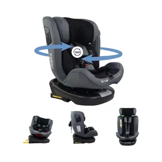 Mobiclinic Pandafix - Autostoel - I-size 360° Draaibaar - Isofix - Groep 0/1/2/3 - 40 Tot 150 Cm - 0 - 36 Kg - Vanaf De Geboorte Tot 12 Jaar -