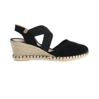 Verbenas Mila Sandalen Touwzool - Zwart - Maat 41