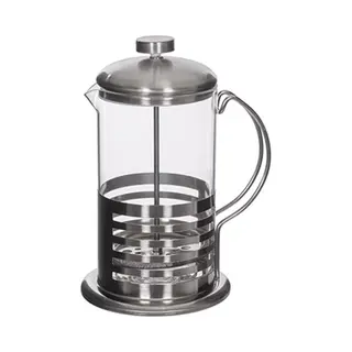 Alessandro Cafetière French Press Koffiezetter/thee Maker - Koffie/thee Pers - 800 Ml - Glas/rvs