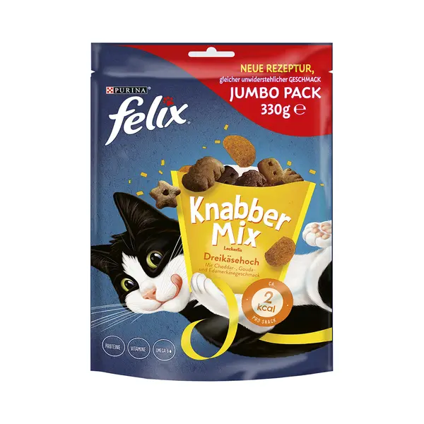 Felix KnabberMix Maxipack - Dreikäsehoch (2 X 330 G) (Verpakking van 2) thumbnail