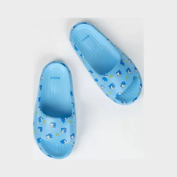 Cerda Sega Sonic Badslippers Blauw Maat 28/29 thumbnail