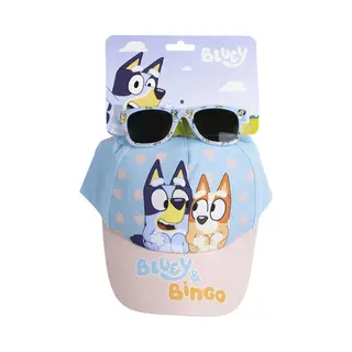 CerdÁ Life's Little Moments Unisex Kinder Bluey Mütze Mit Sonnenbrille Set - Niedliche Kappe Design Und Brille Hut, Multicolor, Einheitsgröße Eu