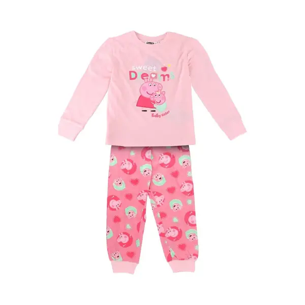 Cerdá Life's Little Moments Peppa Pig Pyjama Meisjes – Roze Kinderpyjama – Comfortabele Slaapkleding thumbnail