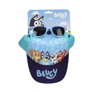 Bluey Zonnebril Set - Pet Set - Blue Team - Accessoires - Voor Kinderen - Voor Jongens En Meisjes