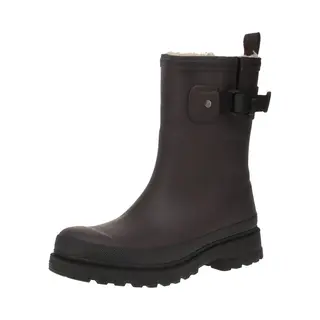 Verbenas 9302190985 Lina Mate Combi Fur - Damen Boots - Brown-Black, Größe, 42 Eu