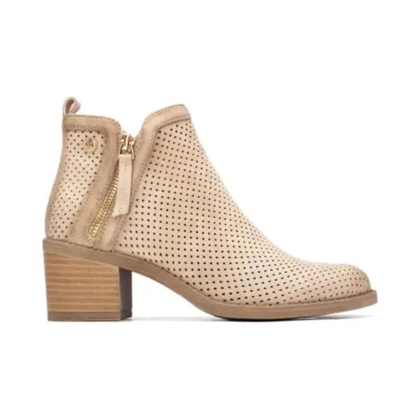 Xti - Freizeitstiefeletten Damen Beige - Bequeme Und Vielseitige Schuhe - Casual Mode - Modell 14503502 (Größe 36) thumbnail