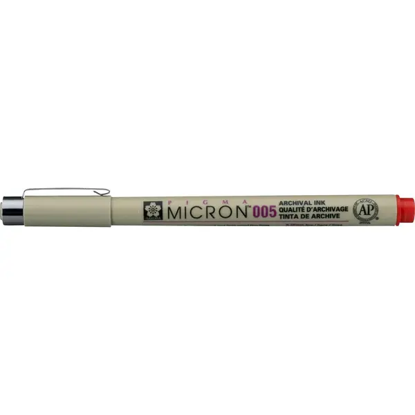 Sakura Pigma Micron Fineliner Rot (#19) 0.2mm (Nr.005) thumbnail