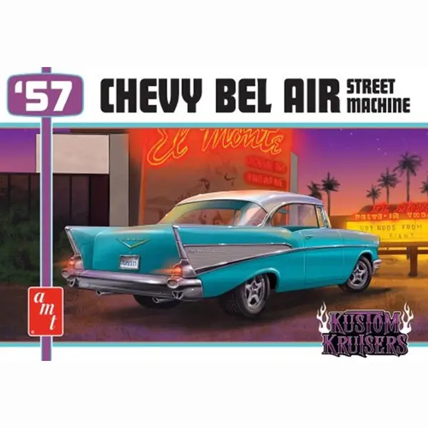 Amt Skill 2 Model Building Kit 1957 Street Machine Custom Kruisers 1, 25 Model AMT1460M thumbnail