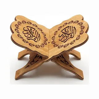 Firaset Opvouwbare Houten Boekhouder – Koran Standaard (Rehal), Lees- En Muziekstandaard- Voor Ramadan & Eid Decoratie