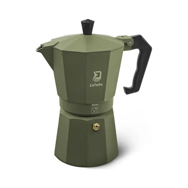 Delphin.sk Espressokocher, 0, 3l Kaffeekanne, Robuste Konstruktion, Praktisches Design, Effiziente Wärmeleitung, Komfortabler Griff, Vielseitige thumbnail
