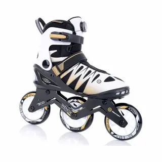 Tempish – Wenox Top 100 – Skeelers – Inline Skates – Dames – Wit Goud – High-Speed 100mm Wielen & Comfort Fit – Maat 39