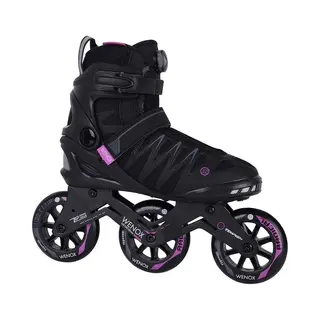 Tempish Wenox Top 100 Dames Skeelers – 4x100mm Wielen – Speed / Fitness Inline Skates – Zwart Roze – Maat 42