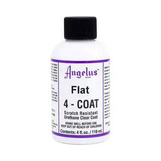 Angelus Matte 4-Coat Finisher - Krasbestendige Blanke Lak Voor Leer - 118ml