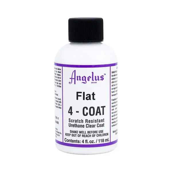 Angelus Matte 4-Coat Finisher - Krasbestendige Blanke Lak Voor Leer - 118ml thumbnail