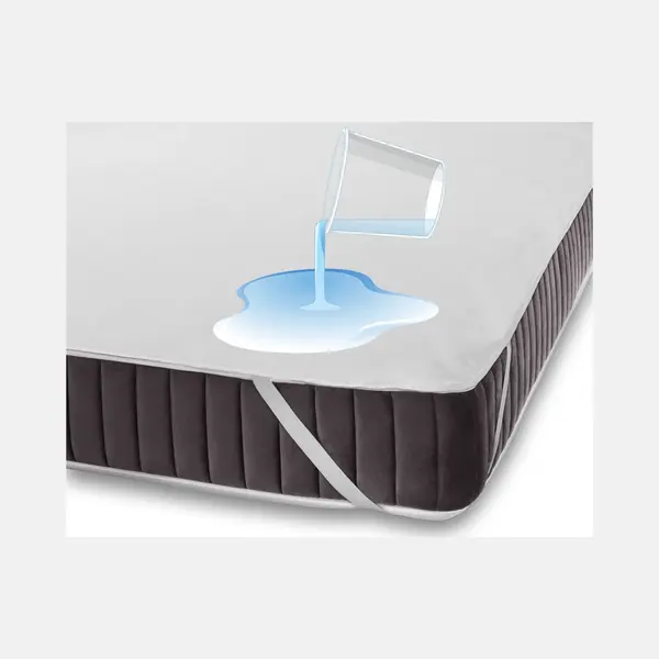 Unificato - Waterdichte Matrasbeschermer 160x220 Cm - Katoenen Oppervlak - 30 Dagen Proefslapen - Ademend - Antibacteriëel - Incontinentie Matrashoes thumbnail