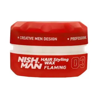 Nishman Hair Wax Flaming 03 Water-based Pomade 150 Ml