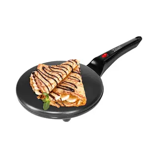 Floria Crêpe Maker ZLN7910 – Elektrische Pannenkoeken & Crêpemaker – 20 Cm – 600-700 W – Anti-aanbaklaag – Zwart