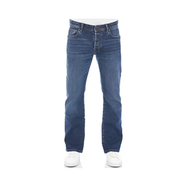 Ltb Jeans Herren Stretch Roden Bootcut Jeanshose Hose Denim, Farbvariante, Magne Undamaged Wash (54329), Größe, 38W / 32L thumbnail