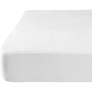 Arbascass - Waterdichte Molton 140x200 Cm - Hoeslakenbadstof - Ademend - Antibacteriëel - Wit