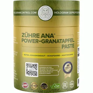 Zuhre Ana Zühre Ana Power-Granaatappelpasta, Kudret Macunu, 100% Natuurlijke Formule, Natuurlijke Hulp Bij Maagproblemen, Reflux, Gastritis En