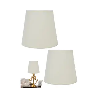 2 Stuks Lampenkappen - Stoffen Kroonluchterschelpbekleding - Conische Lampenkap - Lampenkappen Voor Tafellampen - Verlichtingsaccessoires - Geschikt