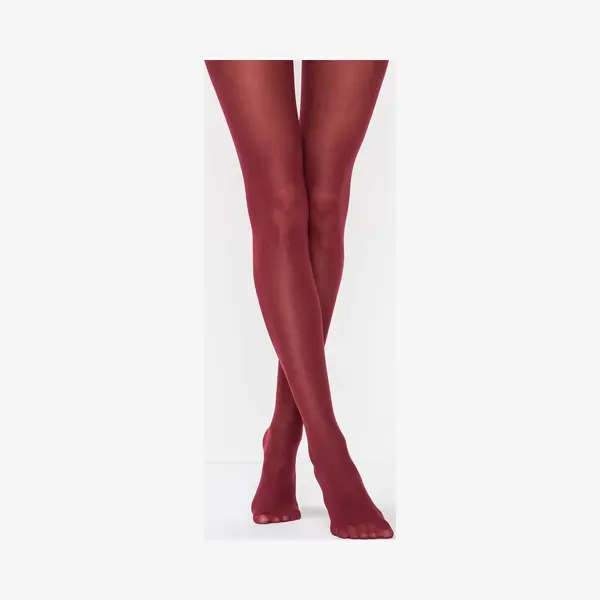 Penti Micro 40 Denier Dames Panty(pd1119) - Bordeaux - Maat Xl thumbnail