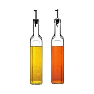 Pasabahce Essigspender Pasabahce Homemade Öl- Und Essigflaschen – 2er Set, 500 Ml, (2-tlg)