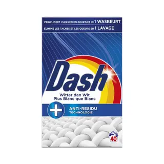 Dash Waspoeder Witter Dan Wit 40 Wasbeurten - 2, 2 Kg