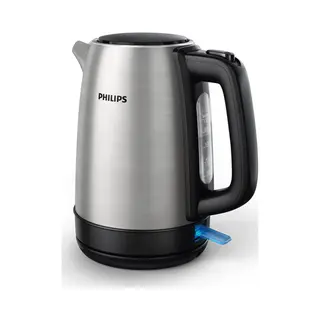 Philips Daily Collection HD9350/90 Federbel. Deckel, Metallwasserkocher, Lichtanzeige