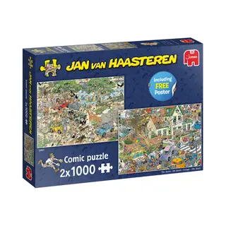 Jumbo Jan van Haasteren - Safari & Sturm - 2X 1000 Teile
